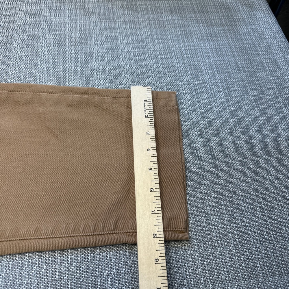 Everlane Organic Cotton Wide Leg Crop Pants Womens 10 Camel Brown High rise - Picture 11 of 12